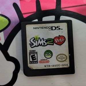 Sims 2 pets Ds cardrige game